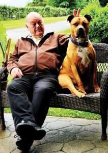Bill Merritt and Dog