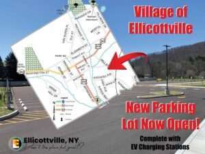 Ellicottville NY Parking Lot