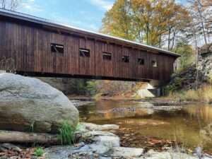 "Covered Bridge" by Sherry Taber.